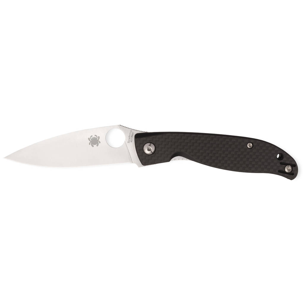 SPYDERCO MANTRA 4 CF 3.34" BLK/SLV