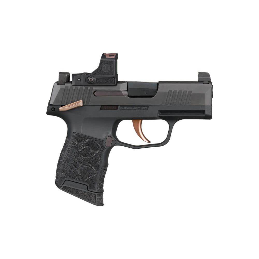 Sig Sauer P365 Rose Handgun .380 ACP 10rd Magazines (2) 3.1" Barrel Black with Romeo-RS