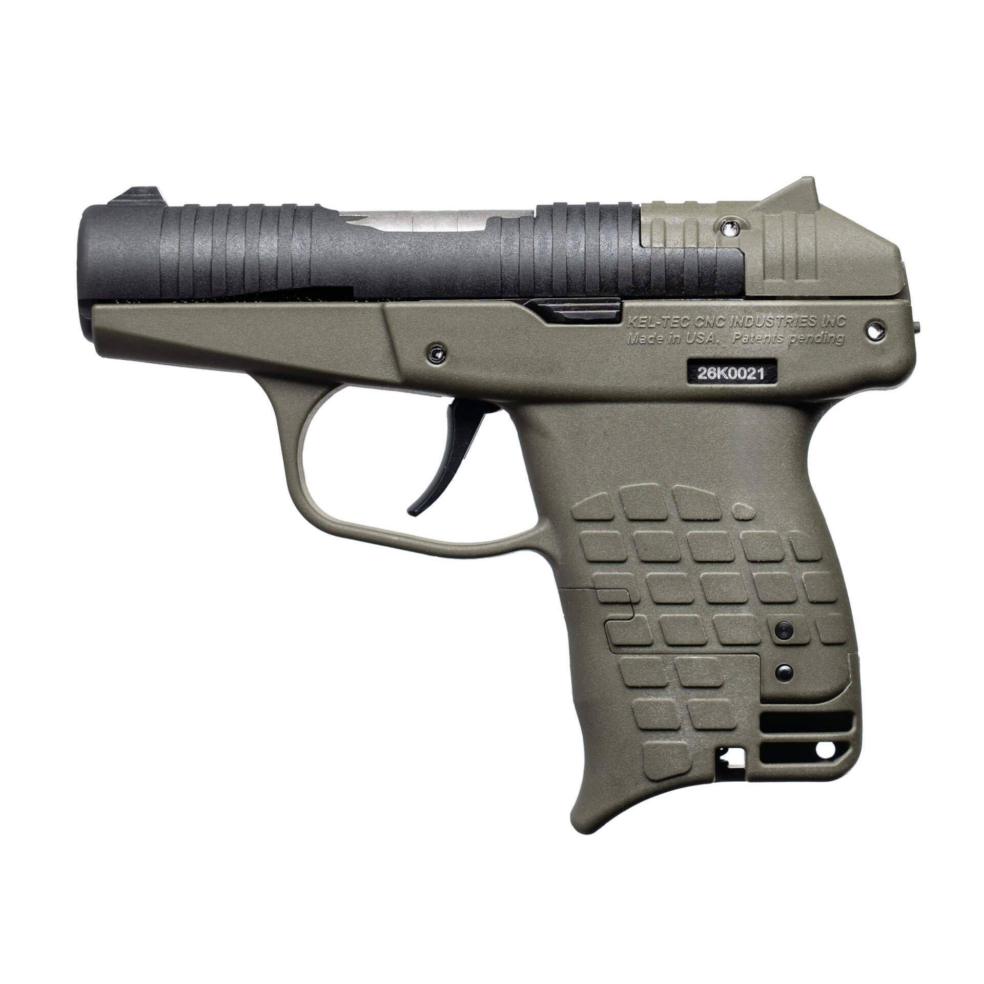 Kel-Tec PR3AT Handgun .380 Auto 13rd Capacity 2.85" Barrel Green Large Grip - Image 2