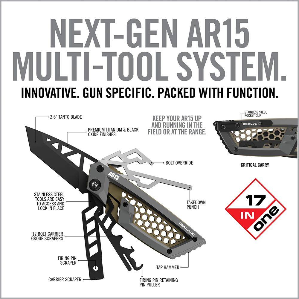 Real Avid Gun Tool Edge AR-15 Multi-Tool - Image 4