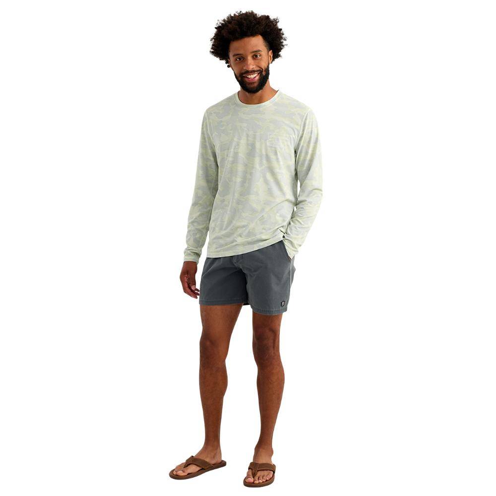 Huk Drift Performance Long Sleeve Shirt Pale Algae S - Image 4