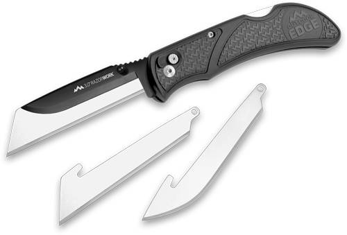 Outdoor Edge RazorWork Folding Knife with 3 3" Blades Black - Image 6