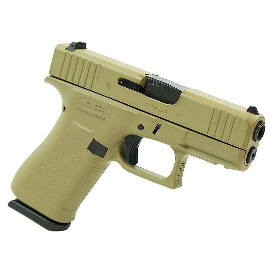Glock 43X FDE Handgun 9mm Luger 10rd Magazines(2) 3.4" Barrel Accessory Rail USA Made - Image 2