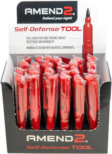 Amend2 G10 Red Reinforced Self-Defense Tool 24/ct Display - Image 4