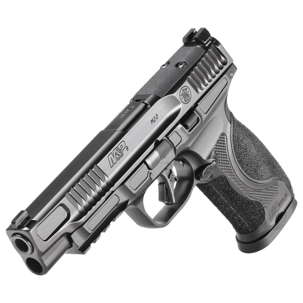 S&W M&P9 M2.0 Metal HD Handgun 9mm Luger 17rd Magazines(2) 5" Barrel Optic Ready NO Thumb Safety Black Steel Frame - Image 5