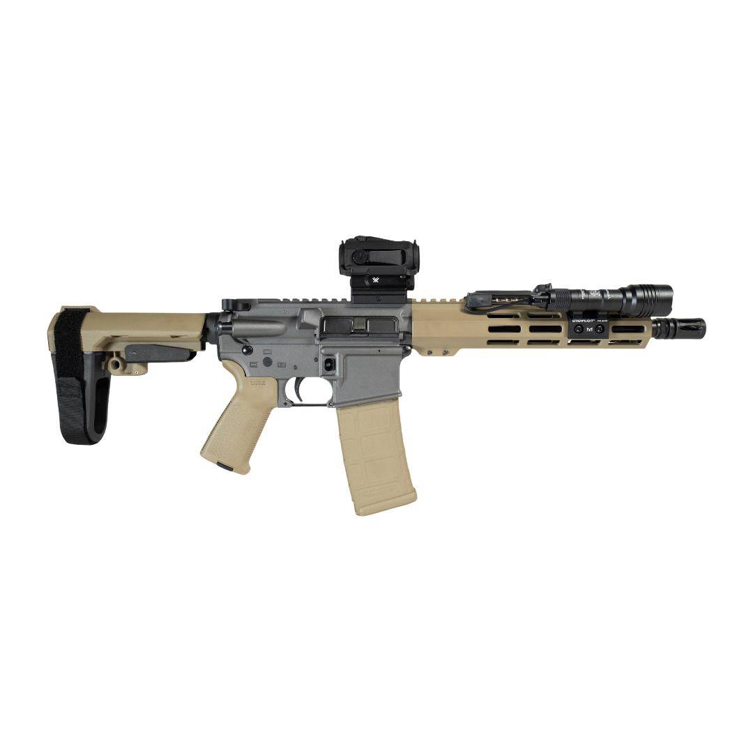 Shark Coast Tumbleweed Pistol Bundle .300 Blk 30rd Magazine 10'' Threaded Barrel Vortex Red Dot Streamlight Light