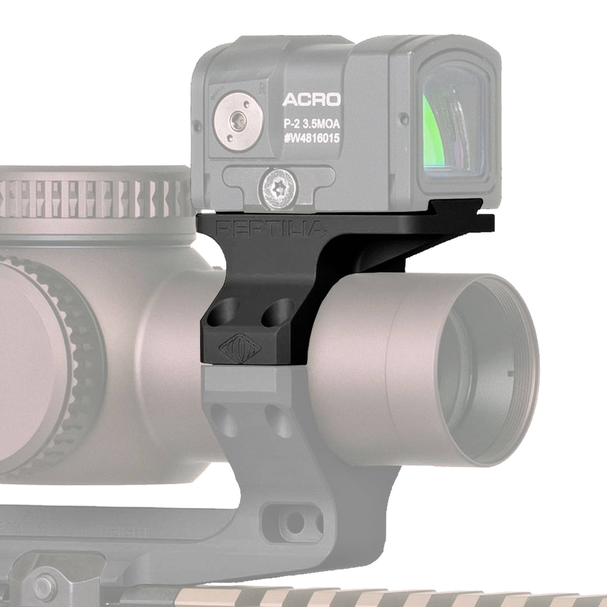 Reptilia ROF-90 Red Dot Mount for Aimpoint Acro P1/P2 and Steiner MPS 34mm Black - Image 2
