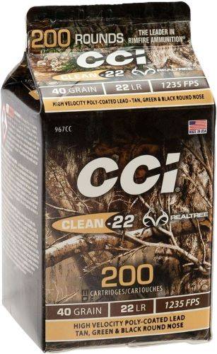 CCI CLEAN 22LR 40GR LEAD-RN
