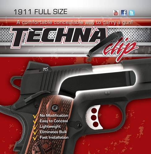 TECHNA CLIP HANDGUN RETENTION