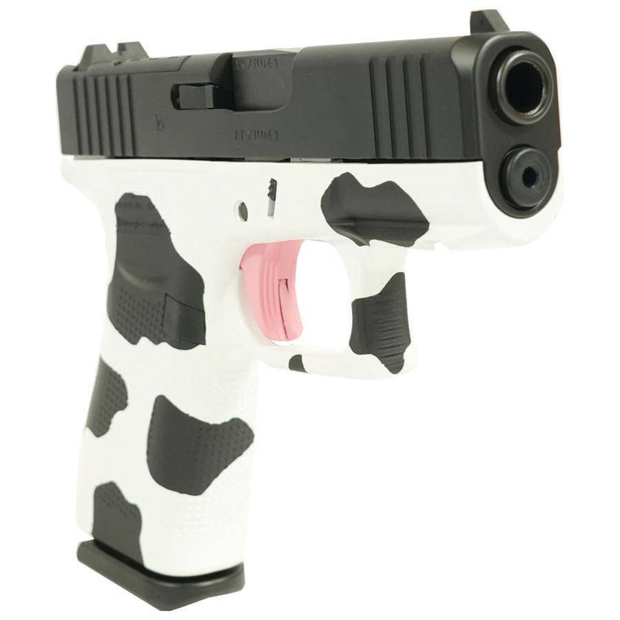 Glock 43X "Cow" Hydro Dipped Handgun 9mm Luger 10rd Magazines(2) 3.4" Barrel Accessory Rail USA Made - Image 2