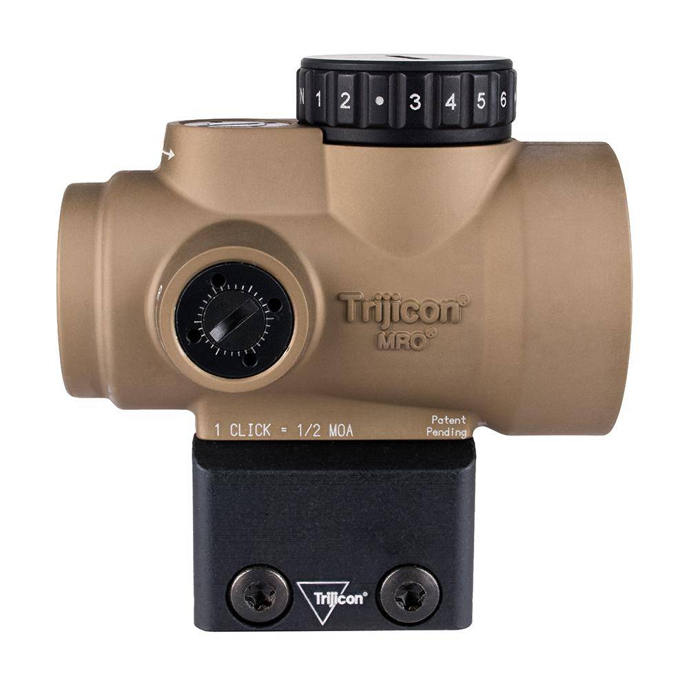 Trijicon MRO SD1x25 Red Dot Sgt w/Adj LED 2.0 MOA Red Dot Coy Full Co-Witns - Image 5