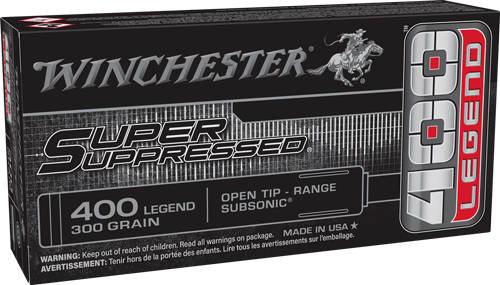 Winchester Super Suppressed Rifle Ammunition 400 Legend 300gr OTR 1060 fps 20/ct - Image 3