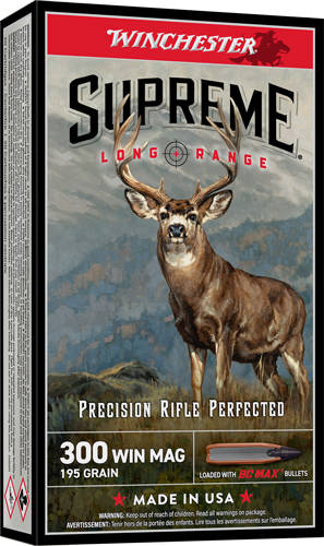Winchester Supreme Long Range Rifle Ammunition .300 Win Mag 195gr PT 2900 fps 20/ct - Image 5