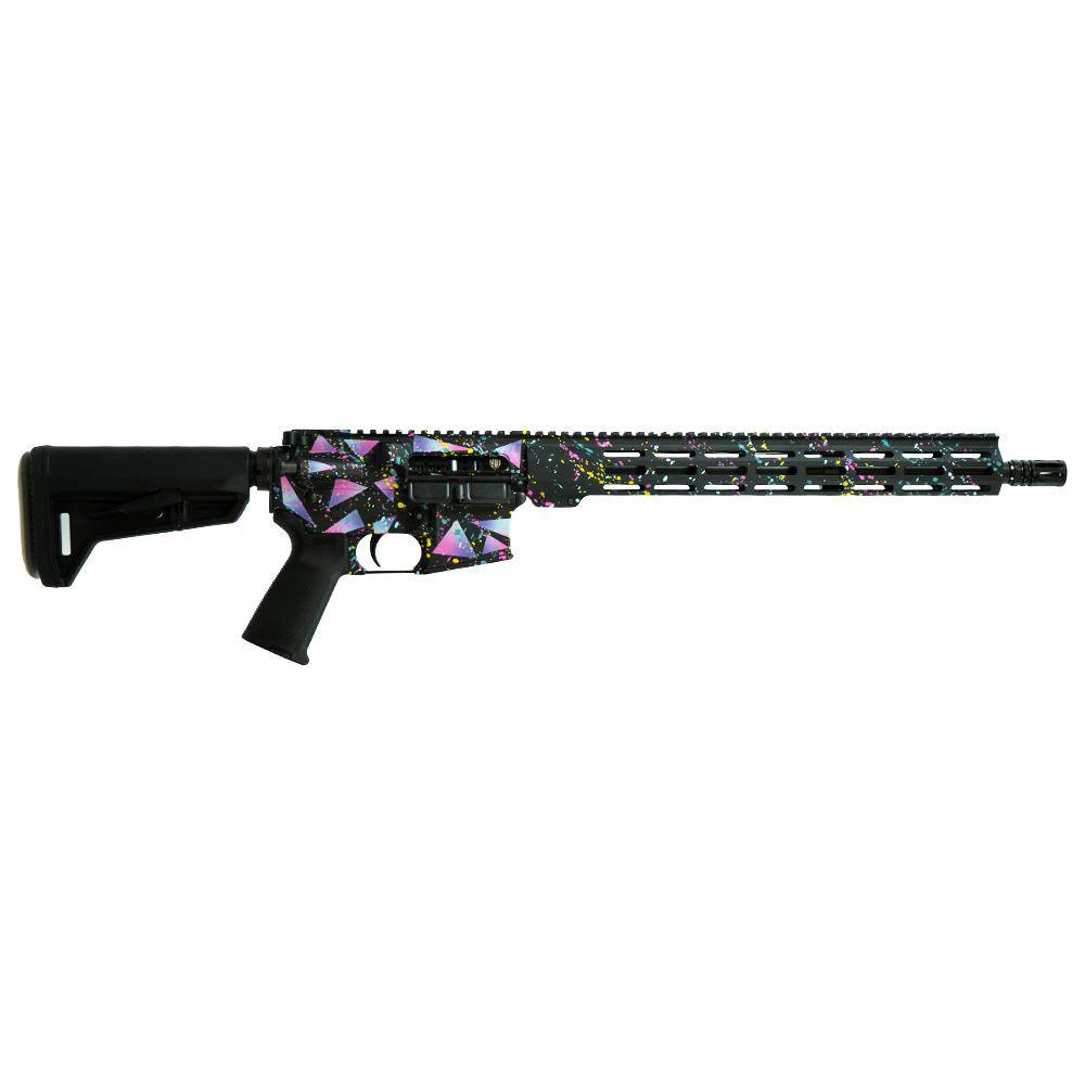 Shark Coast Tactical "Retro Miami" AR-15 Rifle 5.56mm 30rd Magazine 16" Barrel 15" M-LOK Handguard