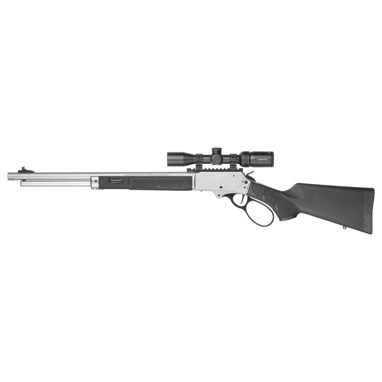 S&W Model 1854 Scoped Combo 30-30 Win 6Rd Capacity 20" Barrel Stainless Synthetic Black - Image 2