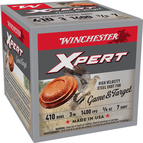 Winchester Xpert Steel Shotshells 410 ga 3" 3/8 oz 1400 fps #7 25/ct - Image 2