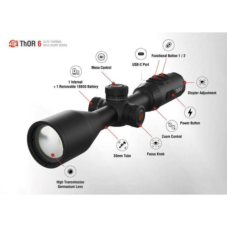 ATN ThOR 6 Elite Thermal Rifle Scope 3-24x 640x512 - Image 2