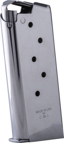 Check-Mate Sig 938 Handgun Magazine Stainless Steel 9mm Luger 6/rd - Image 2