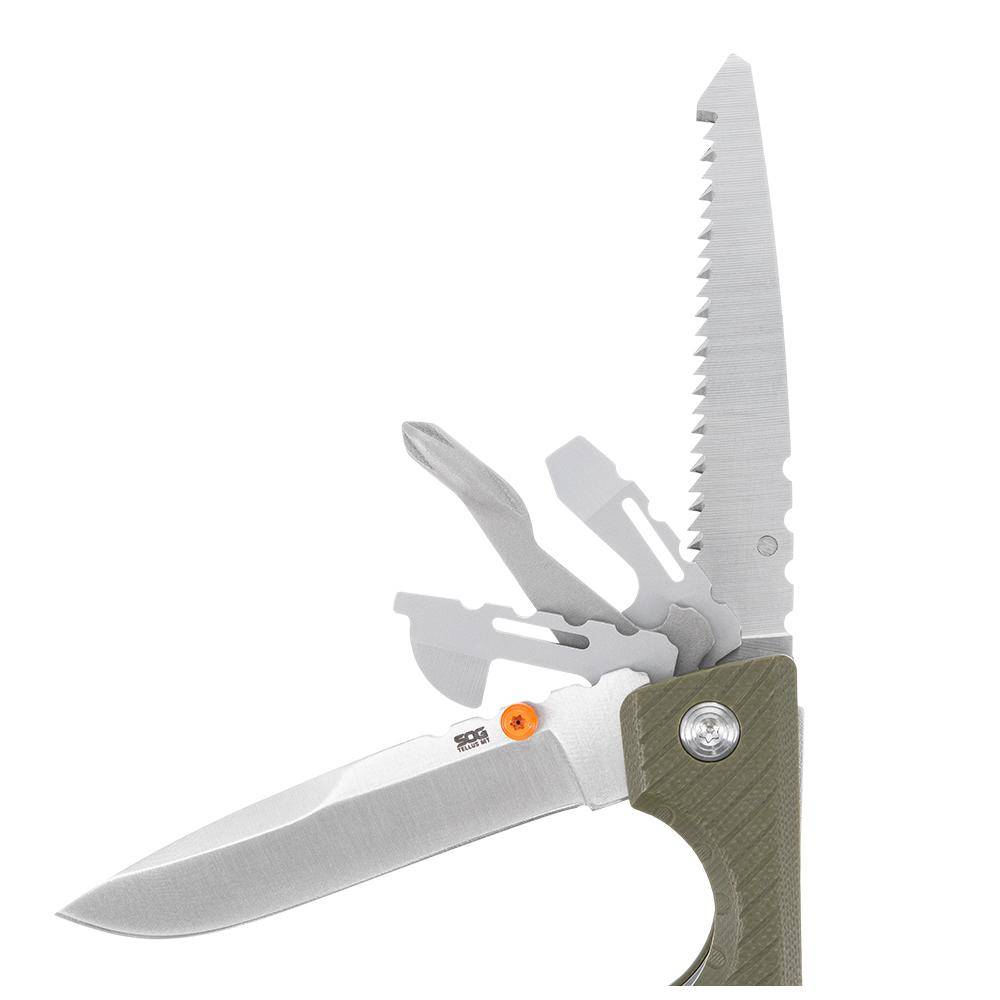 SOG Knives Tellus Multi-Tool OD Green - Image 4