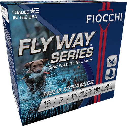 Fiocchi Flyway Series Shotshells 12ga 3" 1-1/8oz 1500 fps #BB 25/ct - Image 2