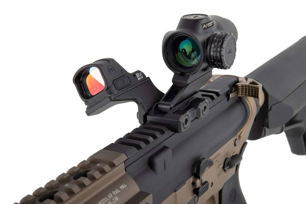 Primary Arms Mini Reflex Offset Mount For PAO MicroPrisms™ - Black