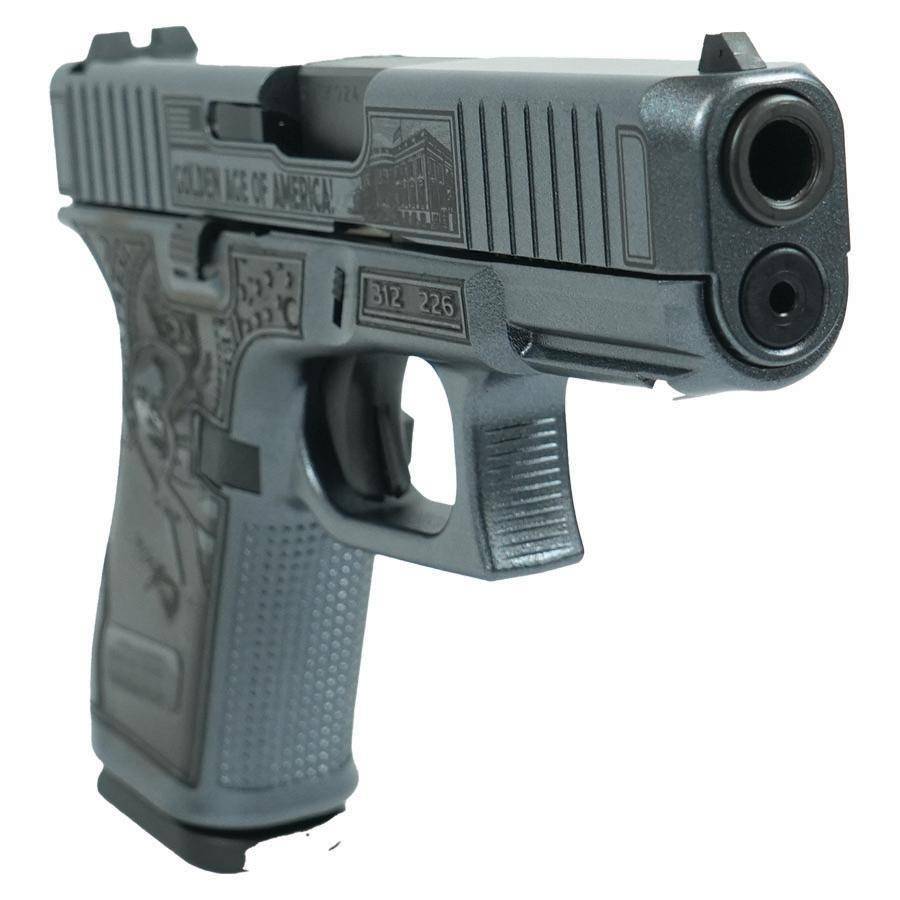 Glock G19 Gen 5 Custom "Trump 47th" Handgun 9mm Luger 15rd Magazines (3) 4.02" Barrel Austria - Image 2