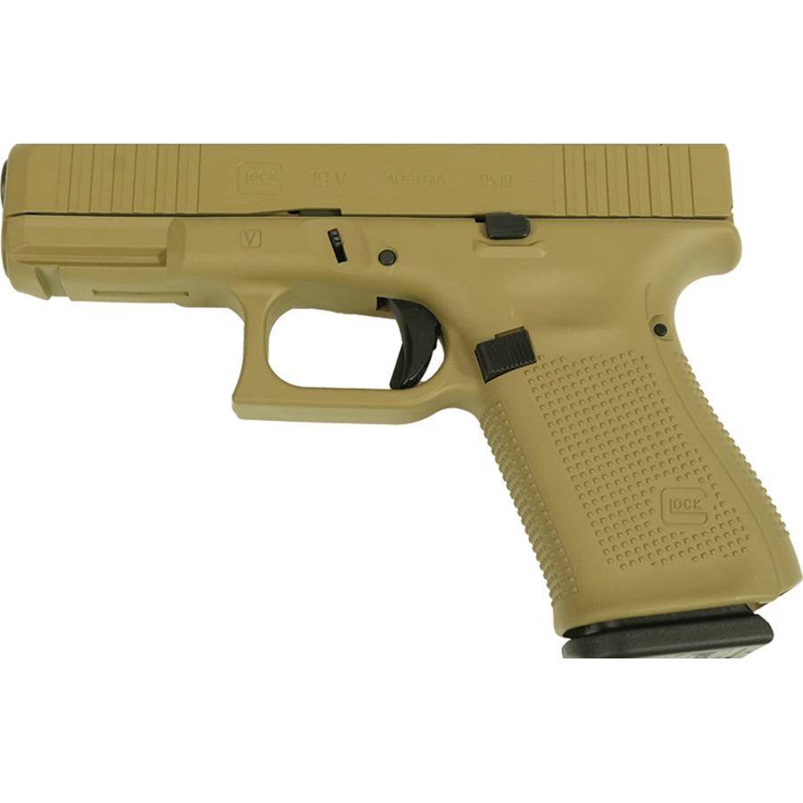 Glock V-Series Model 19 Optic Ready & Ported Handgun 9mm Luger 15rd Magazines (3) 4" Ported Barrel FDE Cerakote Austria - Image 5
