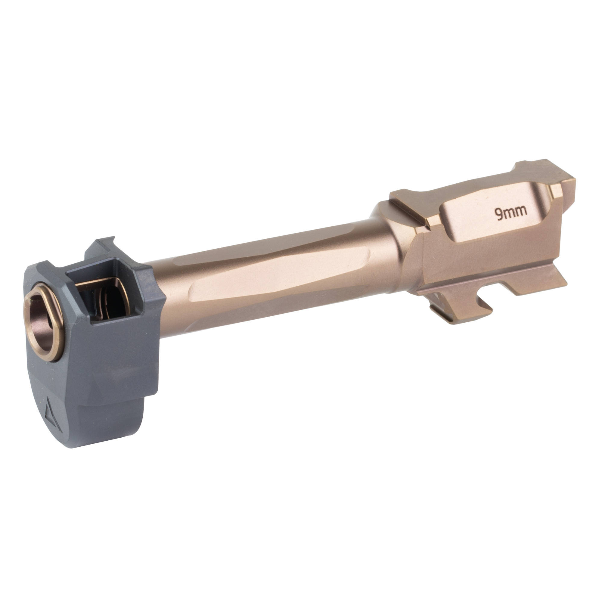 Radian Afterburner and Ramjet Micro Compensator and Ported Handgun Barrel for Glock G43x Bronze - Image 4