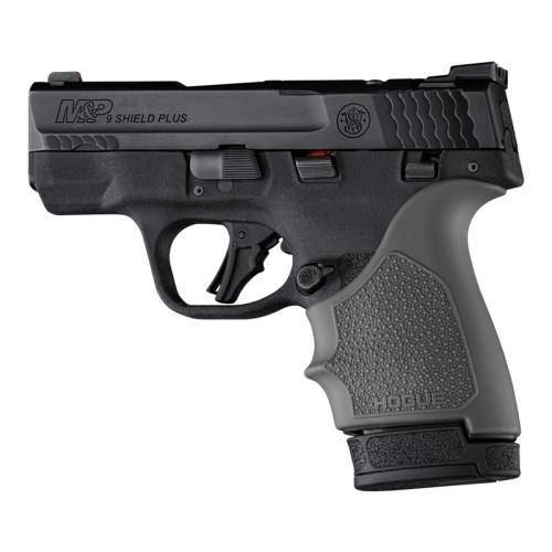 Hogue HandAll Beaver Tail Handgun Grip Sleeve S&W M&P 9 Shield Plus Slate Grey