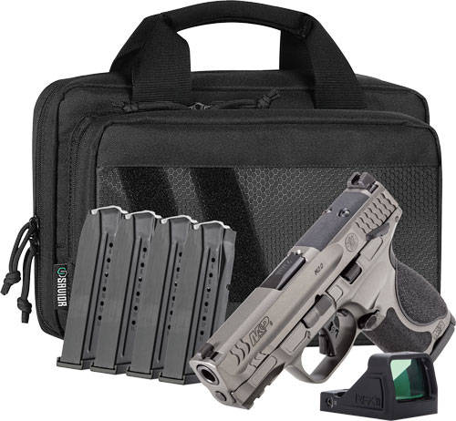 S&W M&P9 Metal M2.0 Handgun Bundle 9mm Luger 15rd Magazine(5) 3.6" Barrel Thumb Safety Viridian RFX11 and Savior Bag - Image 8
