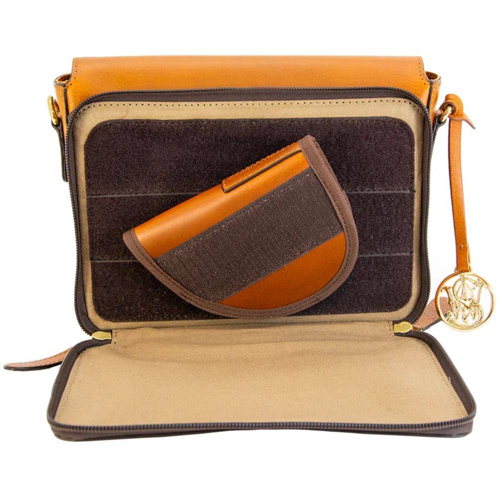 Smith & Wesson Essential Crossbody Concealed Carry Purse Tan - Image 5