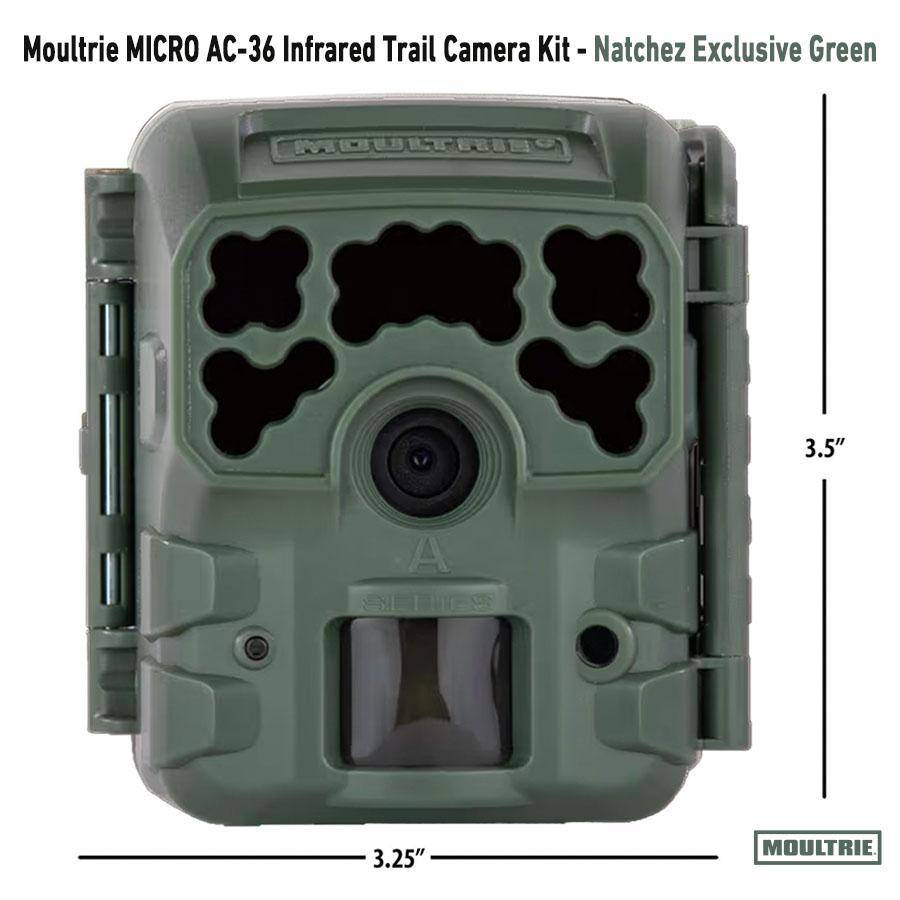 Moultrie MICRO AC-36 Infrared Trail Camera Kit Green - Image 8