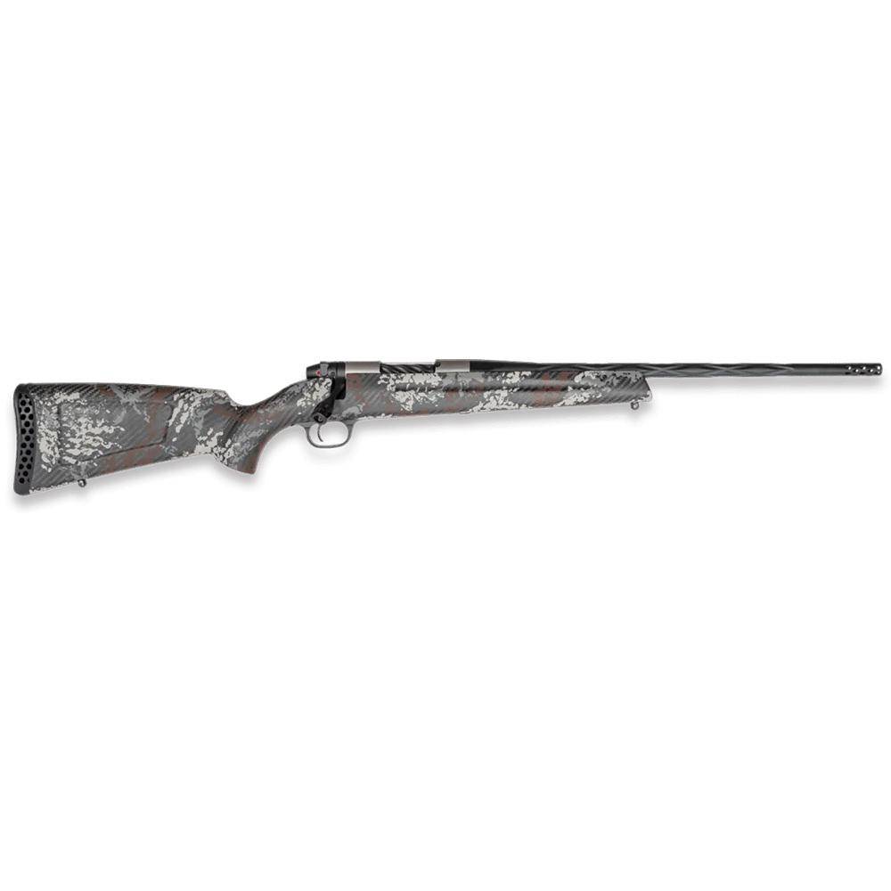 Weatherby Mark V Backcountry Capra Short Action Rifle .25 Creedmoor 2rd Capacity 17" 1/2x28 Barrel with 2" Muzzle Brake Grey Brown