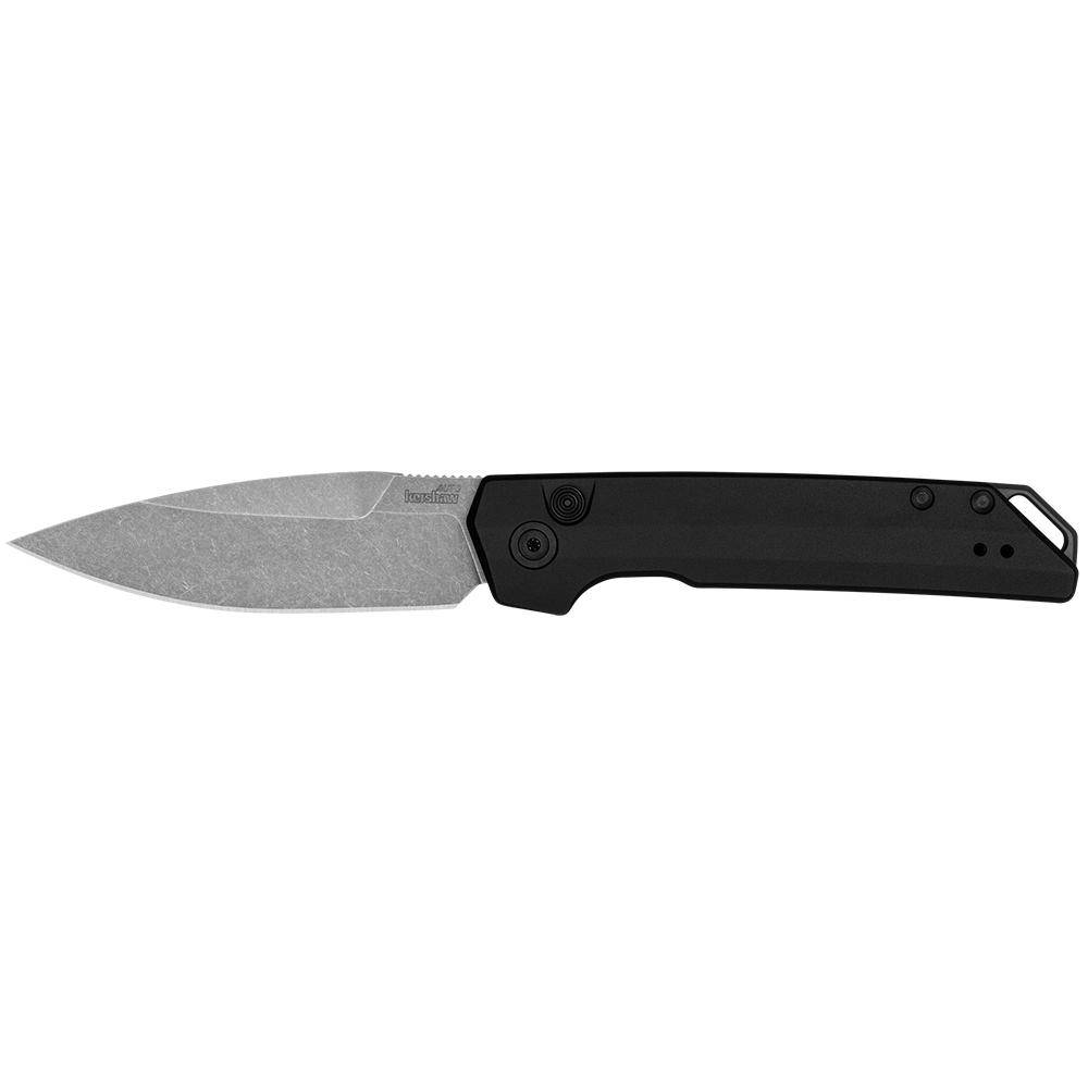 Kershaw Launch Iridium Folding Knife 3-2/5" Spear Point Blade Black - Image 2
