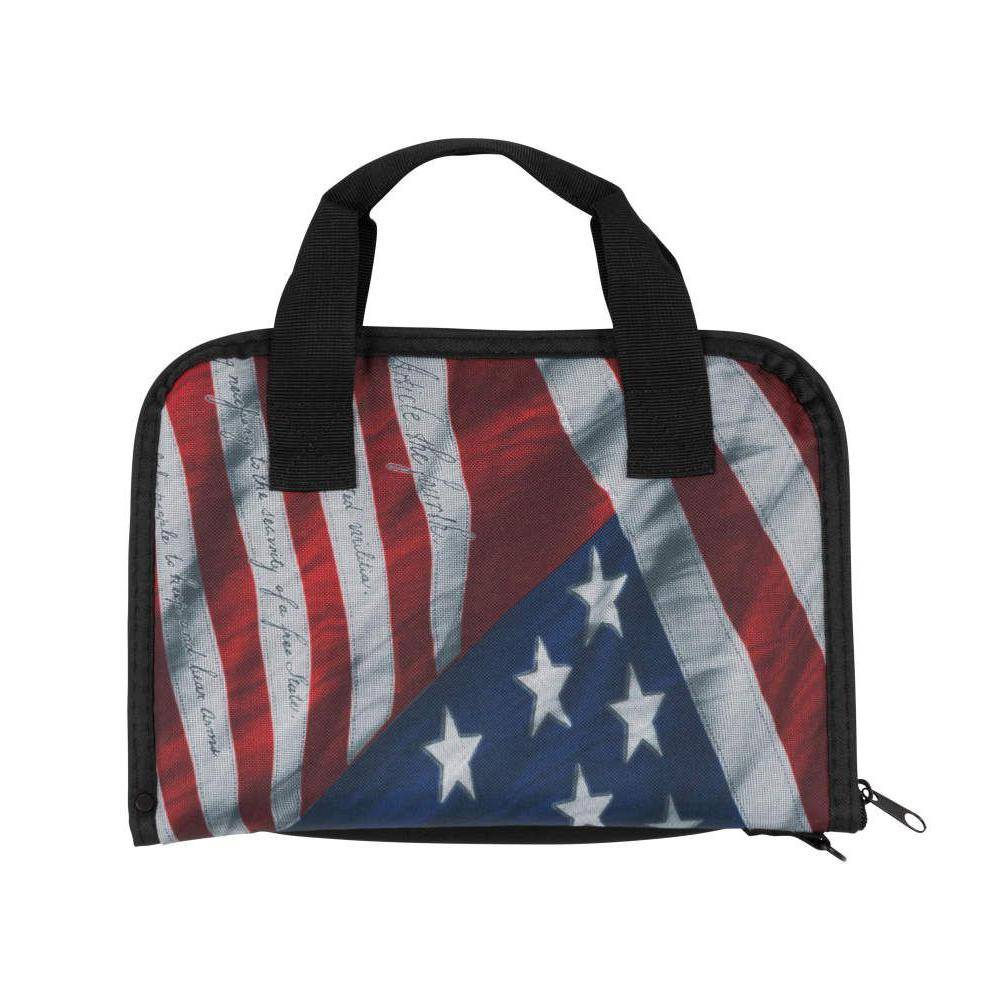 Allen Victory Series Double Tactical Soft Handgun Case 9" Flag Black - Image 2