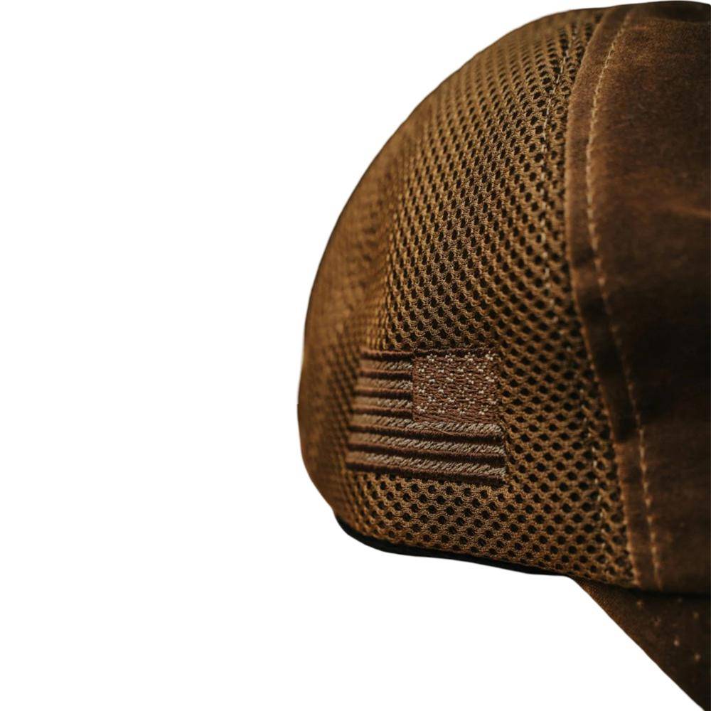 Nine Line Tan American Made Mesh Back Hat with Dropline - Image 2