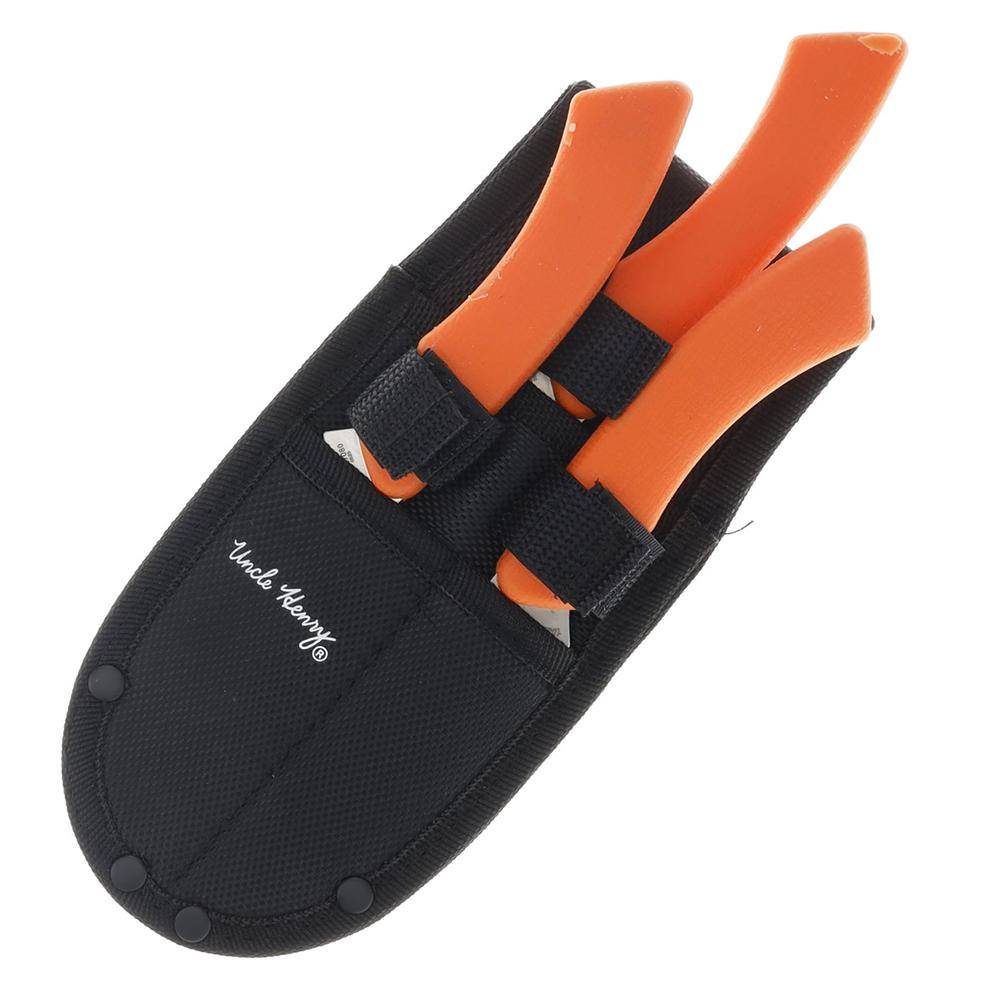 Uncle Henry Hunter Knife Combo 3-2/5" Blades Orange 3/ct - Image 5