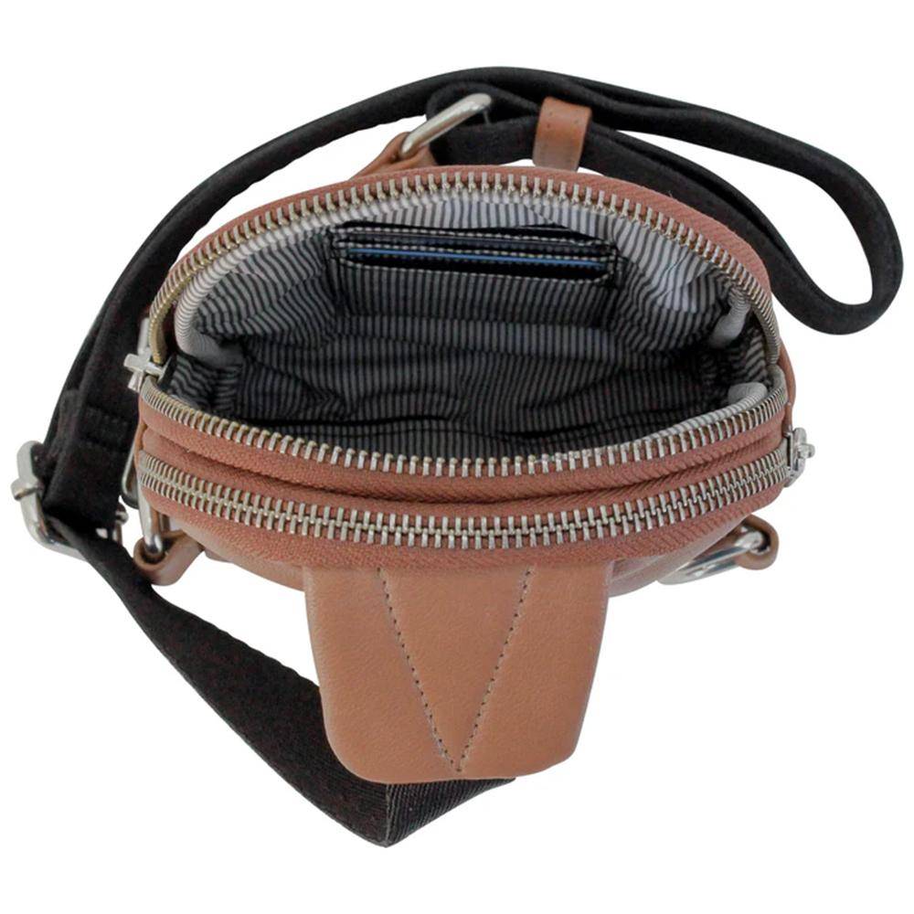Cameleon Stav Sling Pack Concealed Carry Purse Tan - Image 4