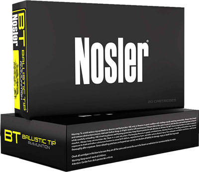 Nosler Ballistic Tip hunting Ammunition 6.5mm Creedmoor 140g PT 2650 fps 20/ct - Image 4