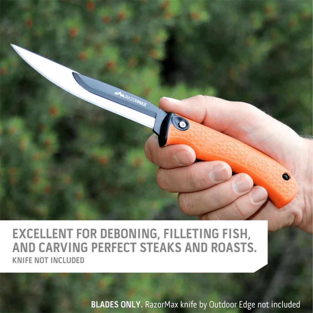Outdoor Edge 5" Bone/Fillet Blade Pack Stainless 6/ct - Image 3