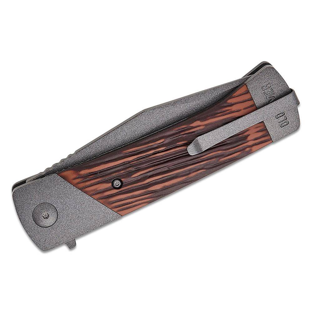 Old Timer Frontier Manual Folding Knife 3-1/2" Clip Point Blade Rosewood - Image 4