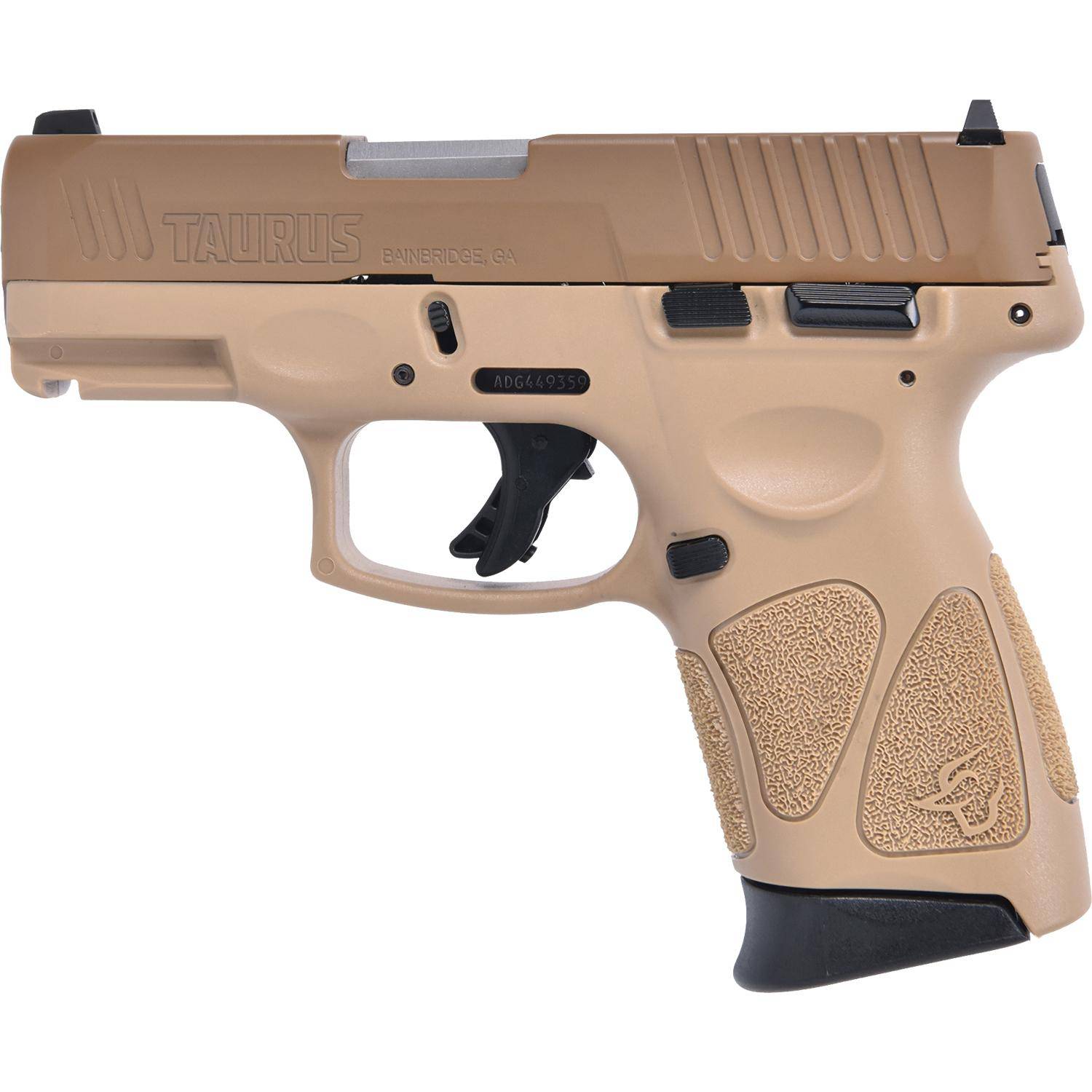 Taurus G3C Handgun 9mm Luger 12rd Magazines 3.2" Barrel FDE Slide/FDE Grip - Image 2