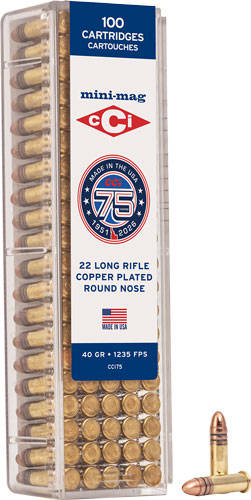 CCI MINI-MAG 22LR 40GR LEAD-RN