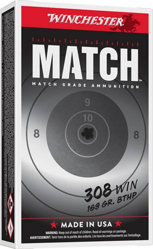 WINCHESTER MATCH 308 WIN 168GR