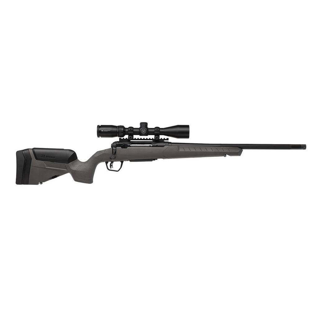 Savage 110 Trail Blazer XP Rifle 270 Win 4rd Capacity 20" Threaded Fluted Barrel Flat Dark Gray Stock w/Crossfire II 3-9x40