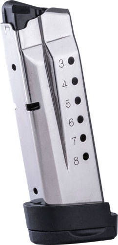 Check-Mate S&W SHIELD Compatible Handgun Magazine Stainless Steel 9mm Luger 8/rd - Image 2