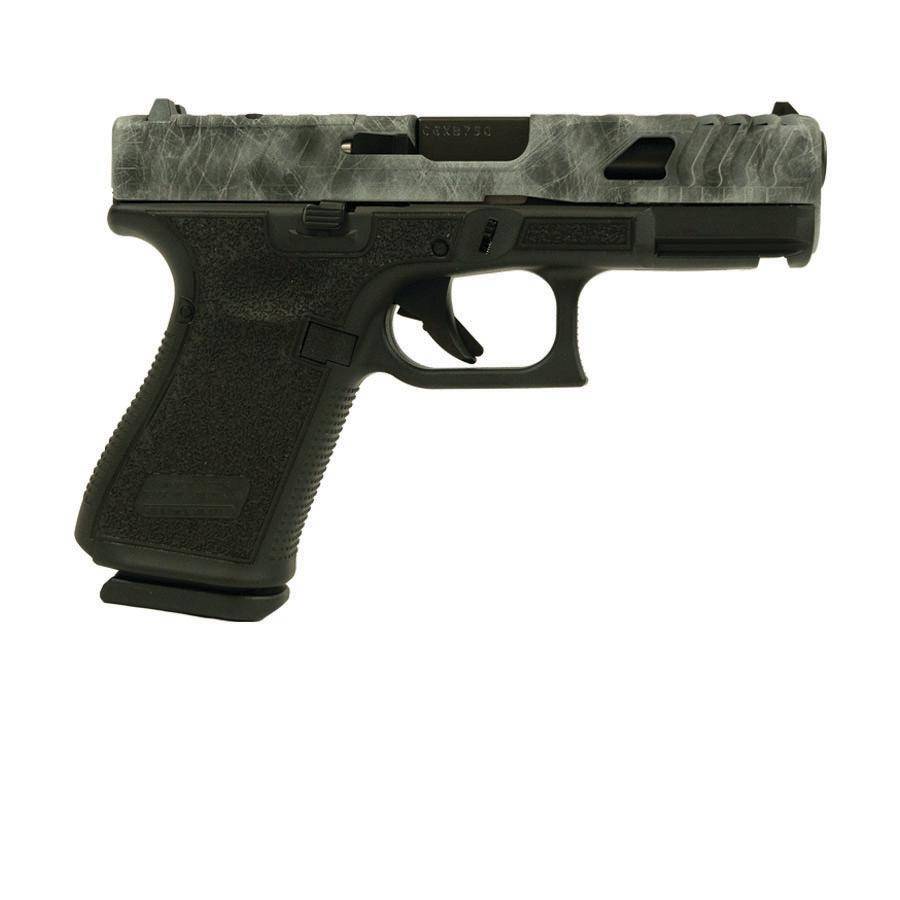 Glock V-Series Model 19 Marble Cerakote Handgun 9mm Luger 15rd Magazines (3) 4.02" Barrel LSR Stipple Austria