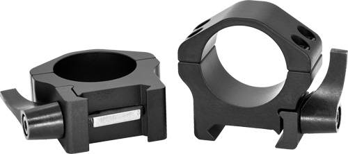 WARNE MAXIMA 1" HRZ QD HI RINGS BLK - Image 2