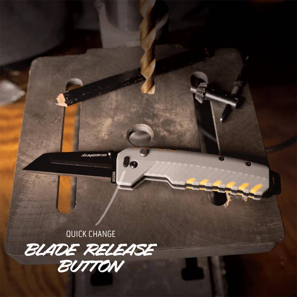 Outdoor Edge Razor XD2 Replaceable Blade 3" Utility Blade Grey - Image 2