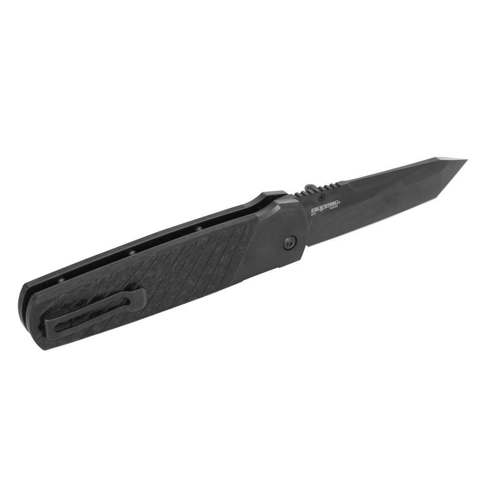Cold Steel Hatamoto 20CV Folding Knife 4" Tanto Blade Black - Image 3